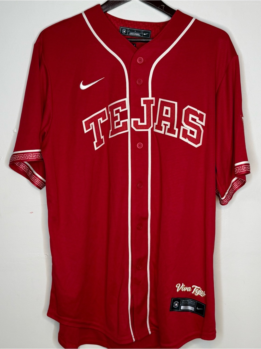 NWT Nike Texas Rangers Tejas City Connect Jersey